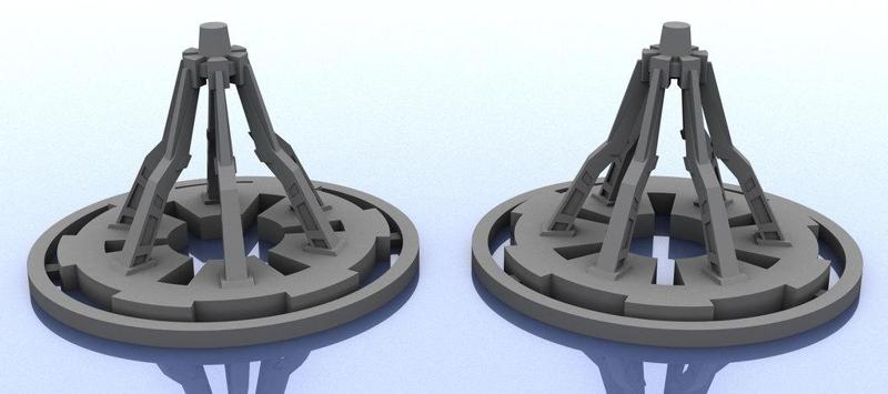 Micro Machines - Star Wars Stands - Galactic Empire