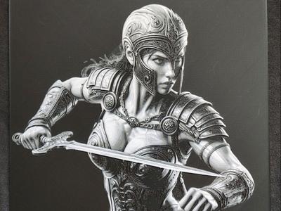 Warrioress II. HueForge