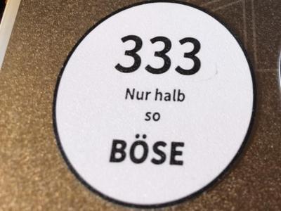 333 Only Half as Evil Coaster