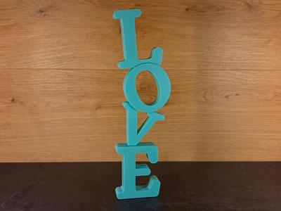 Modern LOVE Decor Plaque