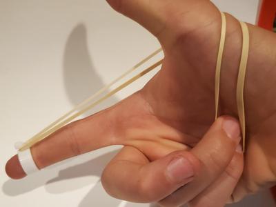 Rubber Band Gun (Finger Attachment)