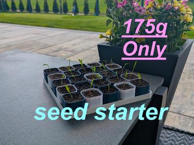 Self-watering 5x5 Seed Starter low filament