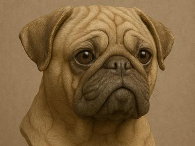 Pug Bust