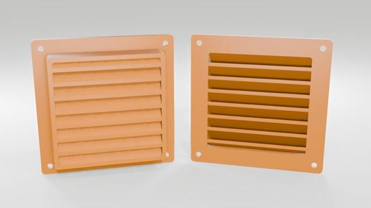 Customizable Louvred Vent