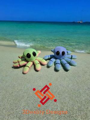Articulated Octopus one color
