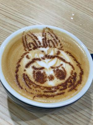 Labubu Coffee Latte Art Stencil