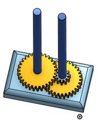 Gear"box"with a reduction