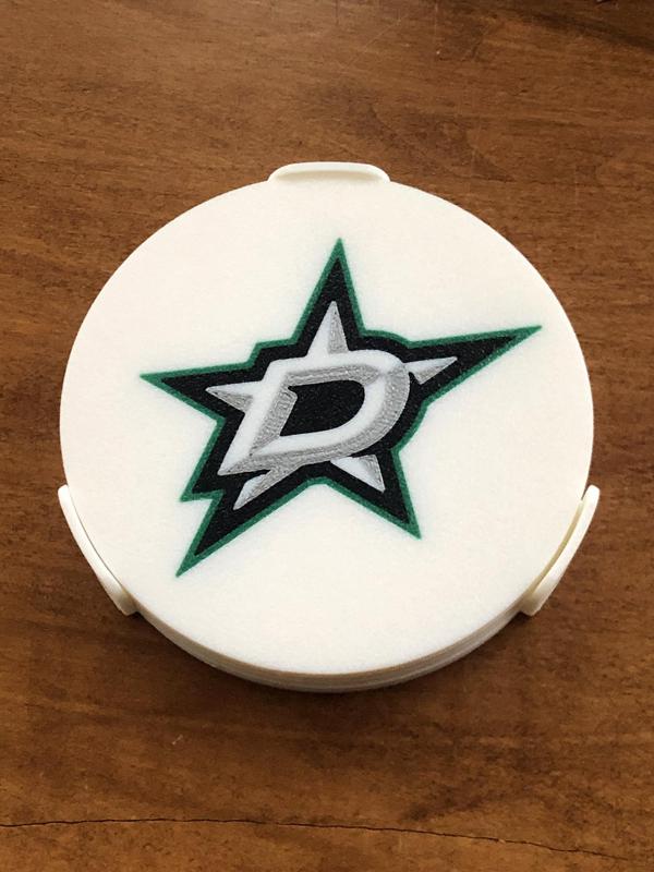 NHL - DAL Coaster and Holder Set