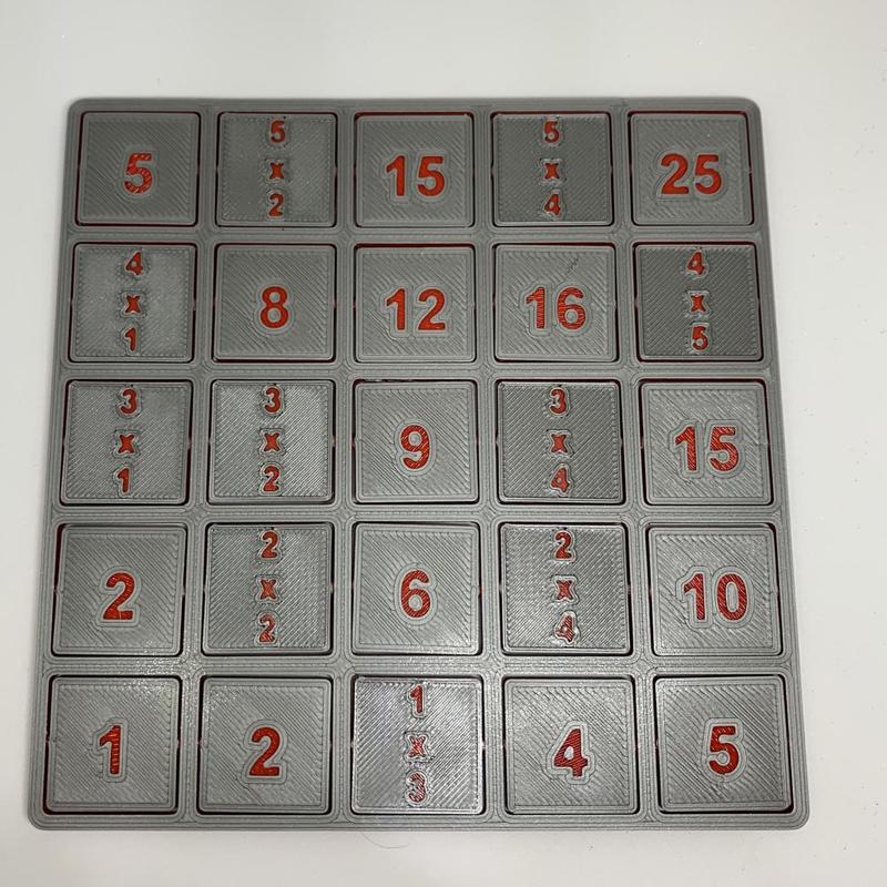 Multiplication table (no MMU needed, print in place)