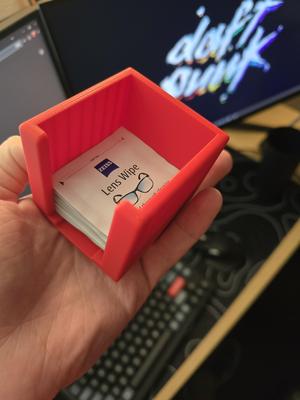 Lens Wipe Holder