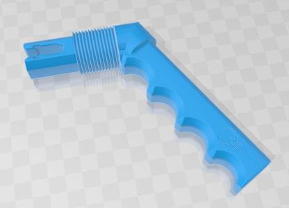 Angled Handle for Jig Saw Blade - Gewinkelter Handgriff Stichsägenblatt