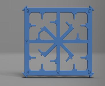 XY Calibration Square