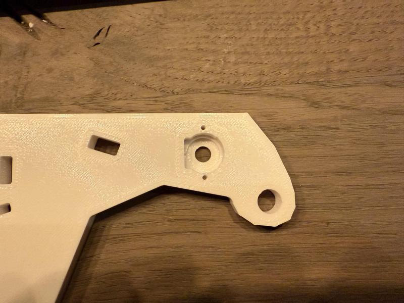 InMoov update (V3) side panel for elbow joint