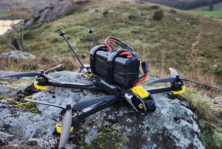 Speedybee Mario Fold 8 VTX antenna mount