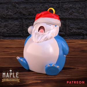 Santa Snorlax - Pokemon - Christmas