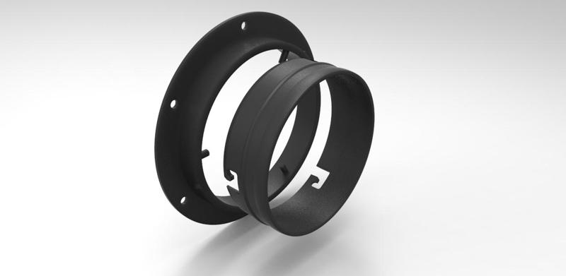 Quick Disconnect - Flanged - Duct Adapter for Ventilation