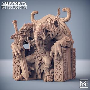 Trollking Drungvandel on his Throne