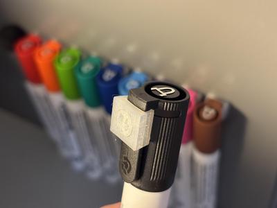 Magnetic Holder for STEADTLER Whiteboard Markers - 8x3mm magnet remix