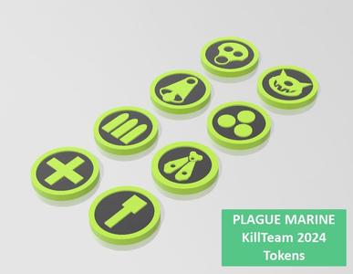 Plague Marine Kill team 2024 tokens