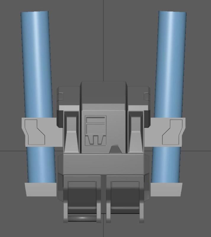 Clone Commando Scorch Backpart Pieces