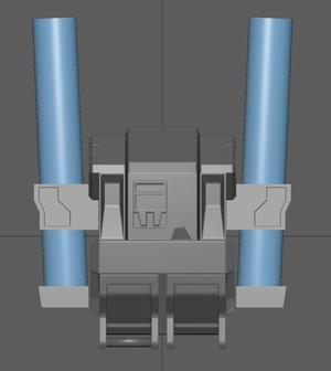 Clone Commando Scorch Backpart Pieces