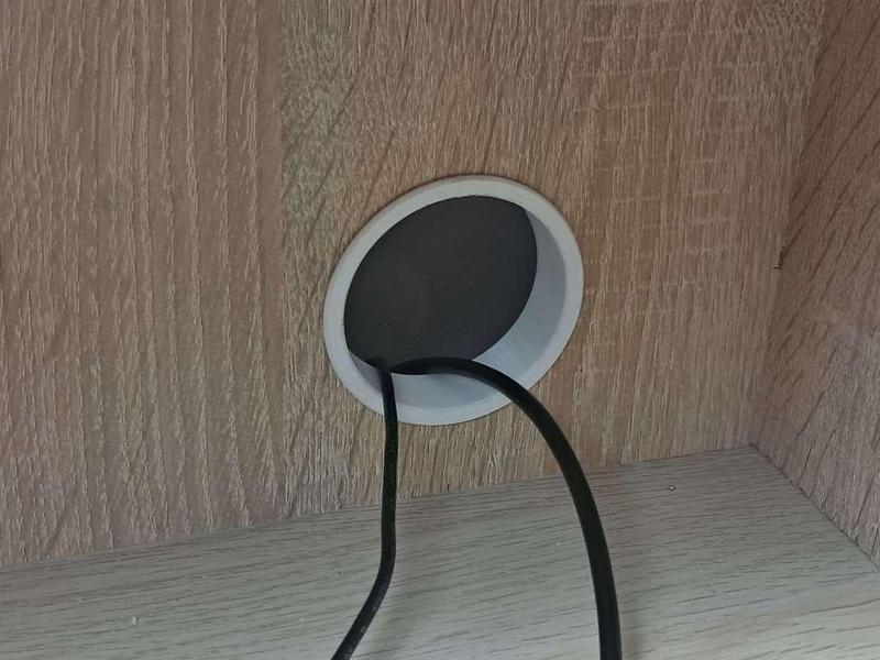 62mmx18mm cable grommet for furniture, wires tunnel 