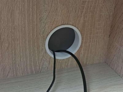 62mmx18mm cable grommet for furniture, wires tunnel 
