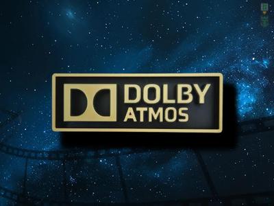 Dolby Atmos Cinema Film Room Sign Box