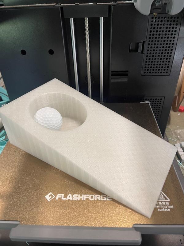 putting training hole for golf