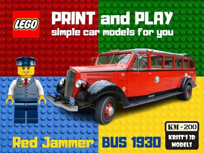 LEGO Red Jammer  BUS 1936