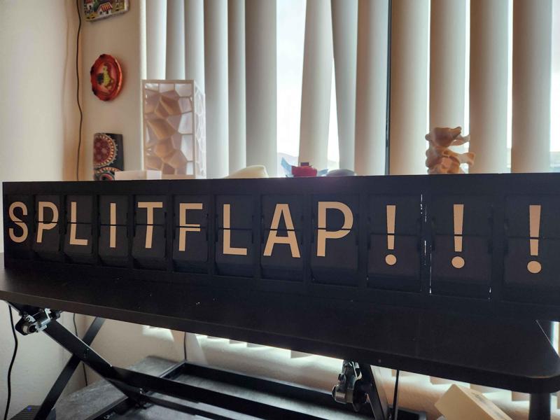 Compact Splitflap Display