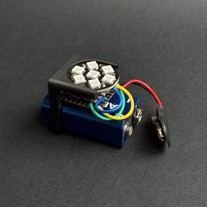 Round NeoPixel array clip