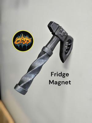 Heavy Metal Axe Fridge Magnet
