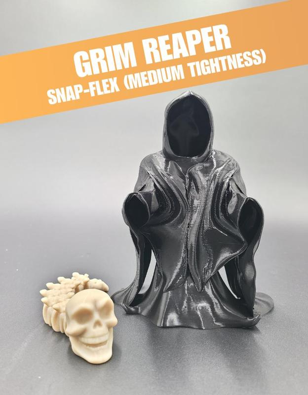 Grim Reaper, Slim Reaper - Articulated Snap-Flex Fidget (Medium Tightness Joints)