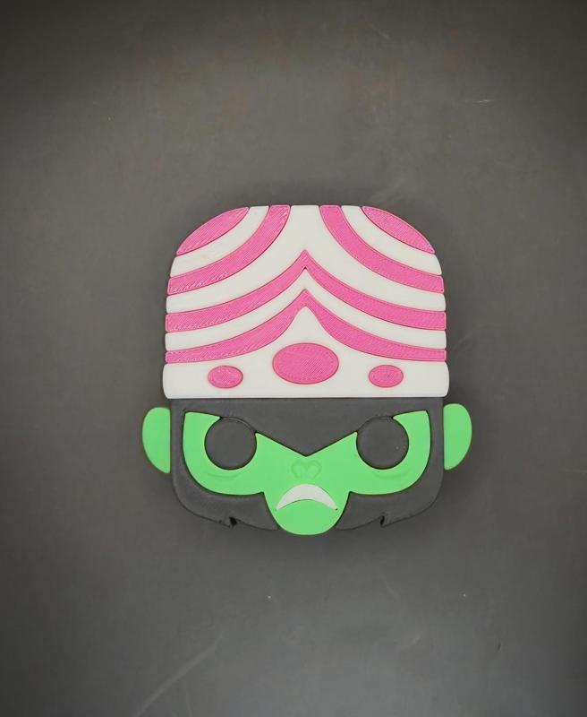 Blokkheadz Powerpuff Girls - Mojo Jojo - Magnet, Ornament and Regular Collectible