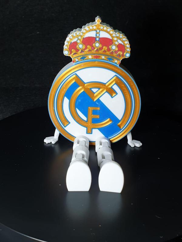 Real Madrid CF shield with flexi legs