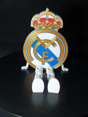 Real Madrid CF shield with flexi legs