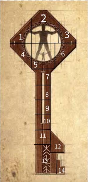Full-Sized Giant Key from Locke & Key (Over 3 feet long)