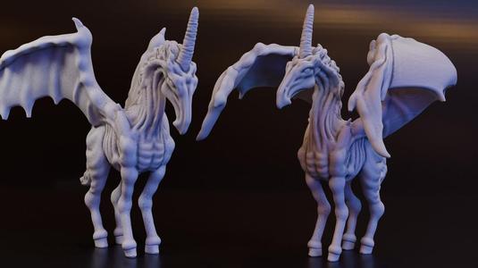 Thestral Unicorn Nightmare (DND / TTRPG)