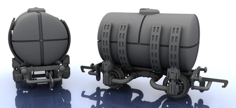 OO Scale Train - Tanker Type 1 - Short Length