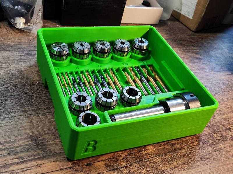 Stackable tool box system for mini lathe and milling machine