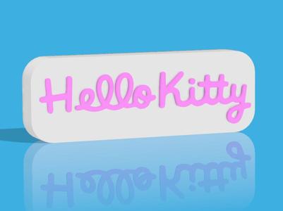 Hello Kitty Logo Decor