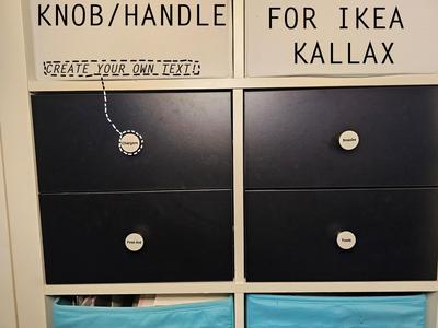 Door handle / knob for Ikea Kallax