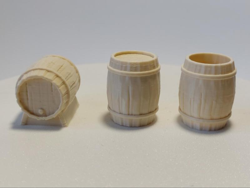 Wooden Barrels Set – For DnD and Fantasy Games