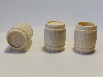Wooden Barrels Set – For DnD and Fantasy Games