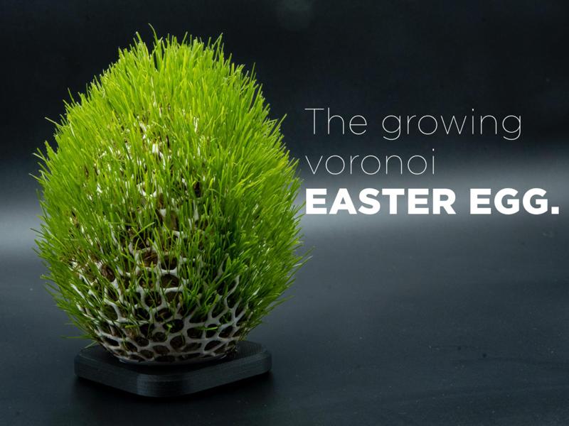 The growing voronoi easter egg