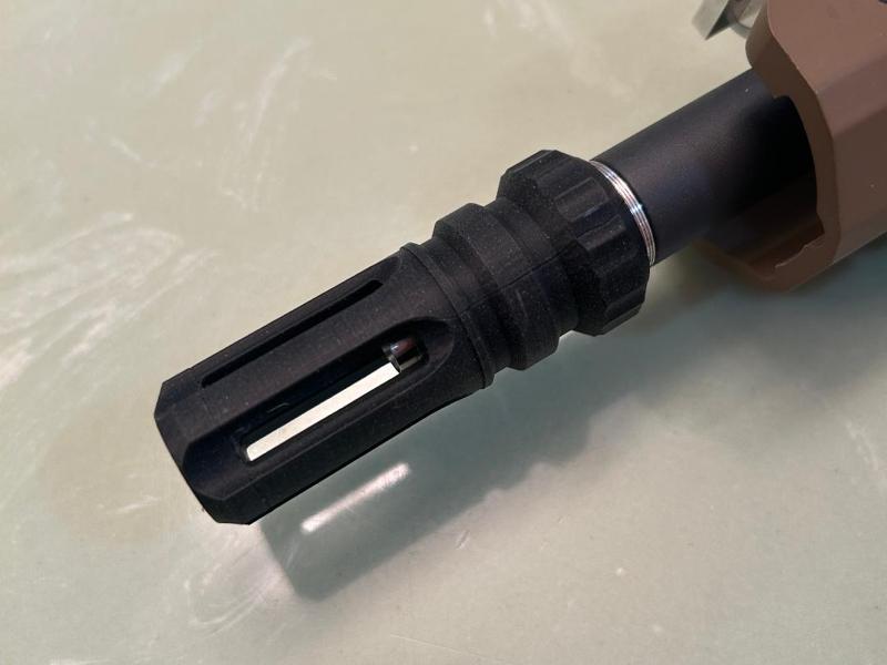 Airsoft Flash Hider - 14MM Negative (Lefty tighty)