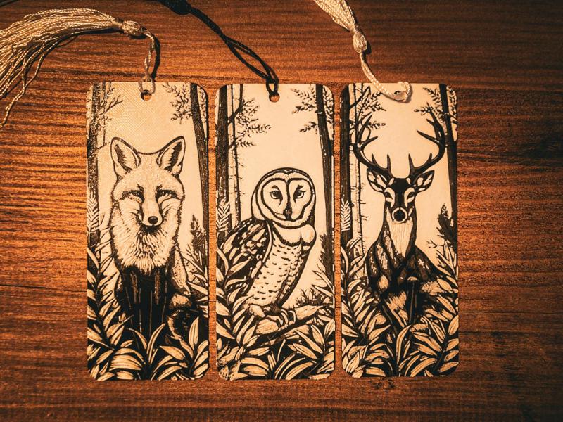 Mystic Woods Trio Bookmarks Set