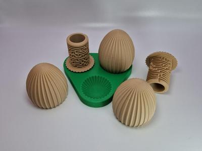 Easter Egg Maze Collection - Grooved Surface