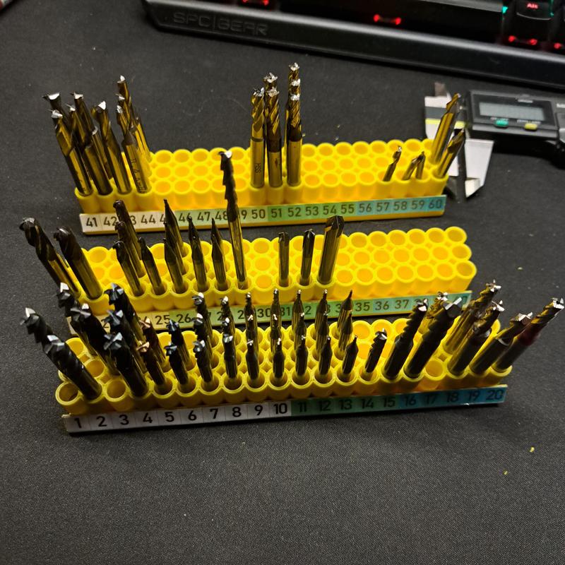 cnc tool organiser ( for fi4 and fi6 tools ) cnc tool segregator
